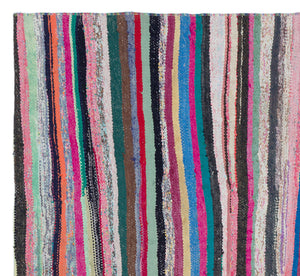 Chaput Over Dyed Kilim Rug 5'5'' x 5'9'' ft 164 x 175 cm