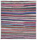 Chaput Over Dyed Kilim Rug 5'5'' x 5'9'' ft 164 x 175 cm