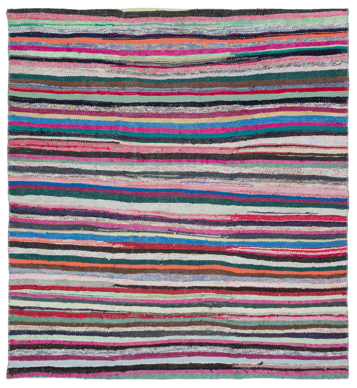 Chaput Over Dyed Kilim Rug 5&#39;5&#39;&#39; x 5&#39;9&#39;&#39; ft 164 x 175 cm