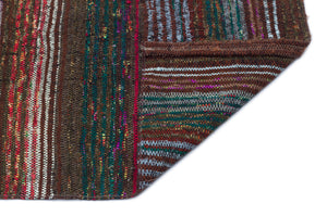 Chaput Over Dyed Kilim Rug 4'7'' x 6'8'' ft 140 x 202 cm
