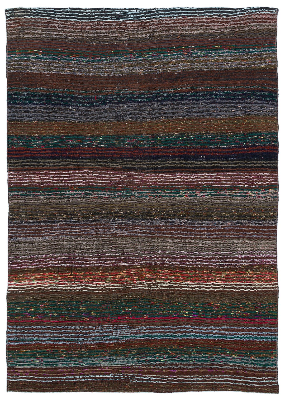 Chaput Over Dyed Kilim Rug 4&#39;7&#39;&#39; x 6&#39;8&#39;&#39; ft 140 x 202 cm