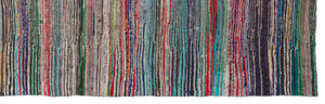 Chaput Over Dyed Kilim Rug 3'8'' x 12'0'' ft 112 x 367 cm