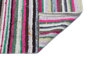 Chaput Over Dyed Kilim Rug 3'3'' x 10'9'' ft 98 x 328 cm