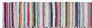 Chaput Over Dyed Kilim Rug 3'3'' x 10'9'' ft 98 x 328 cm