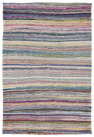 Chaput Over Dyed Kilim Rug 5'3'' x 7'7'' ft 160 x 232 cm