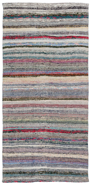 Chaput Over Dyed Kilim Rug 4'2'' x 8'6'' ft 126 x 258 cm