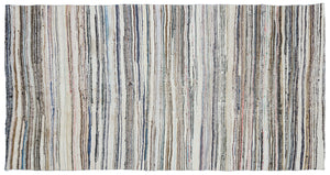 Chaput Over Dyed Kilim Rug 5'7'' x 10'7'' ft 170 x 322 cm
