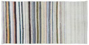 Chaput Over Dyed Kilim Rug 4'1'' x 8'3'' ft 124 x 252 cm