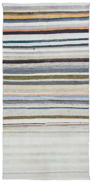 Chaput Over Dyed Kilim Rug 4'1'' x 8'3'' ft 124 x 252 cm