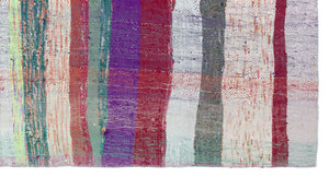 Chaput Over Dyed Kilim Rug 3'12'' x 7'5'' ft 121 x 226 cm