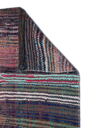 Chaput Over Dyed Kilim Rug 3'9'' x 10'6'' ft 115 x 320 cm