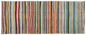 Chaput Over Dyed Kilim Rug 4'8'' x 11'10'' ft 142 x 361 cm