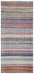 Chaput Over Dyed Kilim Rug 4'12'' x 11'4'' ft 152 x 345 cm