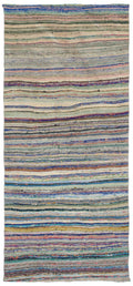 Chaput Over Dyed Kilim Rug 5'1'' x 10'7'' ft 154 x 322 cm