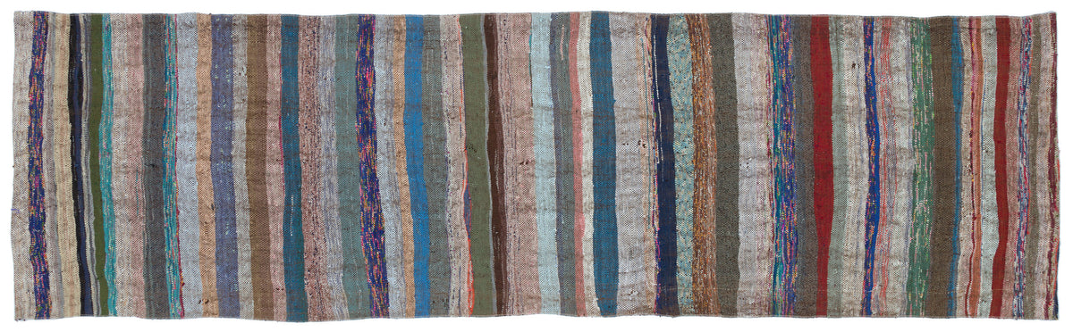 Chaput Over Dyed Kilim Rug 3&#39;5&#39;&#39; x 11&#39;5&#39;&#39; ft 105 x 348 cm