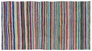 Chaput Over Dyed Kilim Rug 5'5'' x 9'11'' ft 165 x 303 cm
