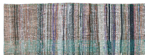 Chaput Over Dyed Kilim Rug 4'5'' x 11'9'' ft 135 x 357 cm