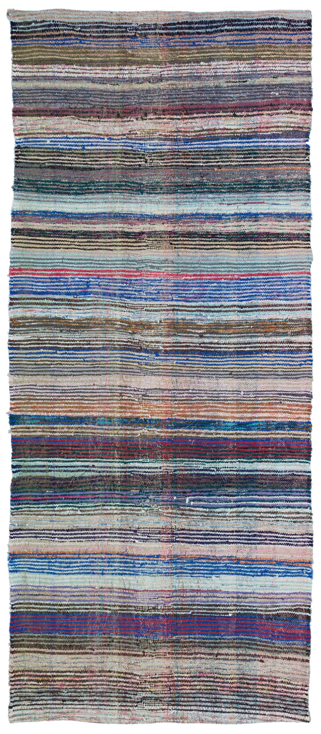 Chaput Over Dyed Kilim Rug 4&#39;6&#39;&#39; x 10&#39;6&#39;&#39; ft 136 x 320 cm