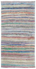 Chaput Over Dyed Kilim Rug 5'1'' x 9'7'' ft 154 x 293 cm