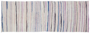 Chaput Over Dyed Kilim Rug 4'4'' x 12'2'' ft 133 x 372 cm