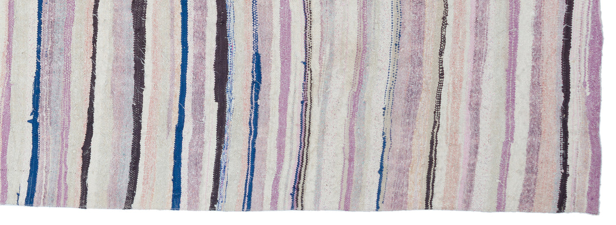 Chaput Over Dyed Kilim Rug 4&#39;4&#39;&#39; x 12&#39;2&#39;&#39; ft 133 x 372 cm