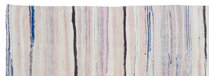 Chaput Over Dyed Kilim Rug 4'4'' x 12'2'' ft 133 x 372 cm
