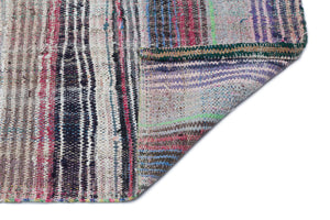 Chaput Over Dyed Kilim Rug 4'6'' x 9'3'' ft 138 x 283 cm