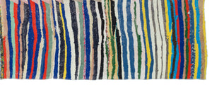 Chaput Over Dyed Kilim Rug 4'0'' x 10'5'' ft 122 x 317 cm