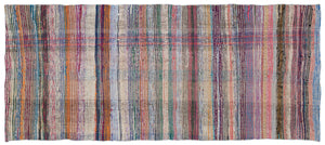 Chaput Over Dyed Kilim Rug 4'2'' x 9'10'' ft 128 x 300 cm