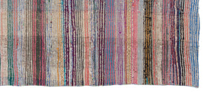 Chaput Over Dyed Kilim Rug 4'2'' x 9'10'' ft 128 x 300 cm