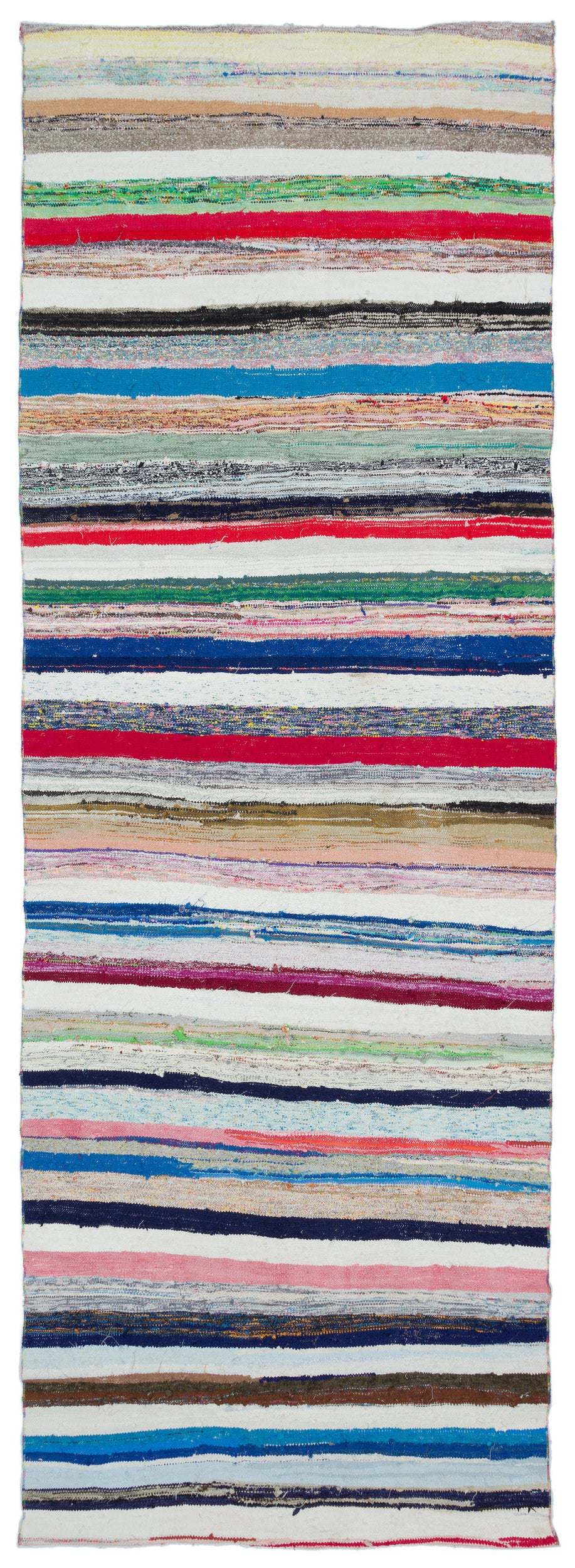 Chaput Over Dyed Kilim Rug 4&#39;4&#39;&#39; x 12&#39;2&#39;&#39; ft 131 x 372 cm