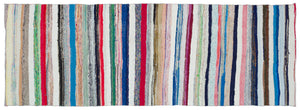 Chaput Over Dyed Kilim Rug 4'4'' x 12'2'' ft 131 x 372 cm
