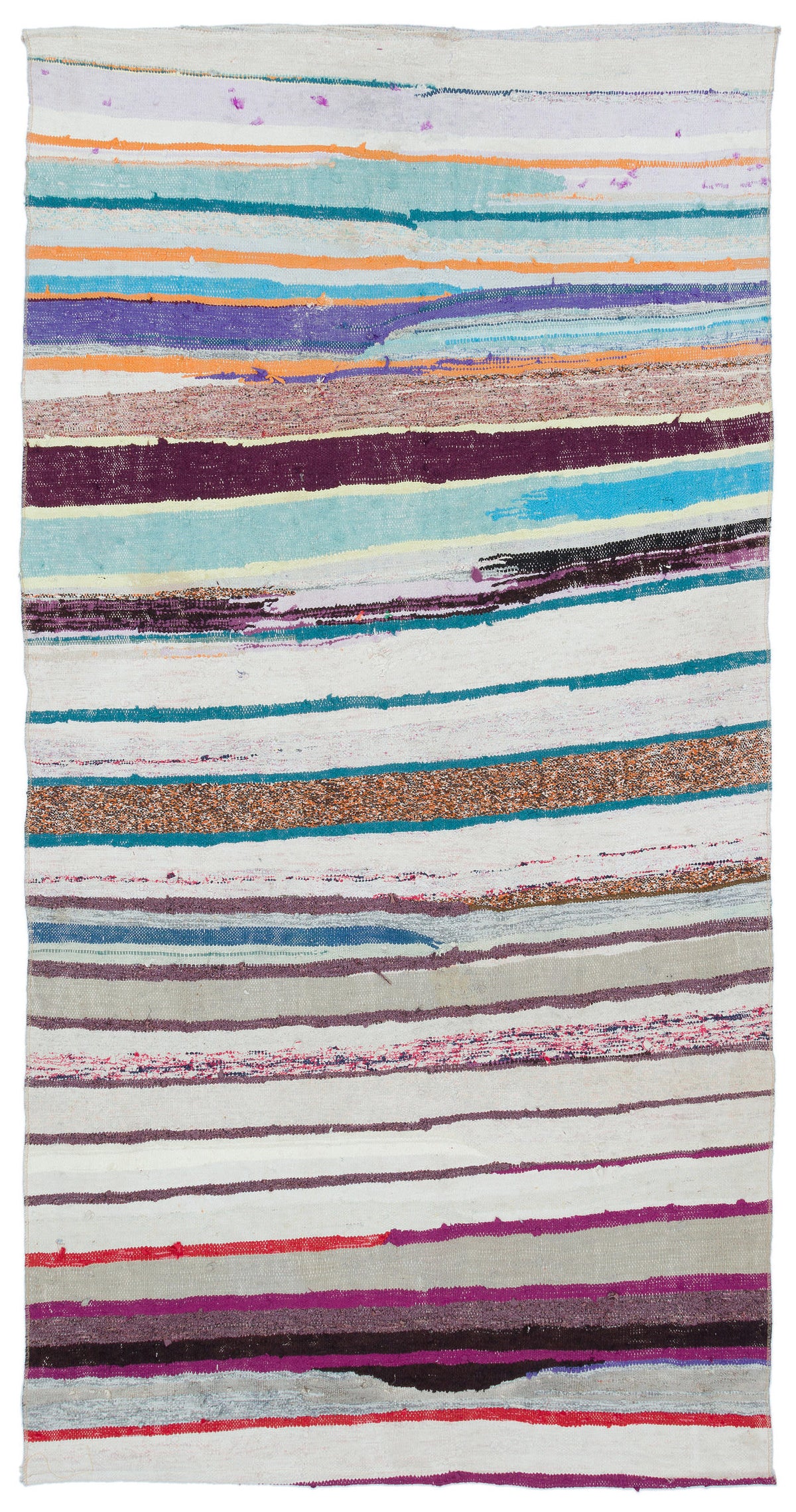 Chaput Over Dyed Kilim Rug 4&#39;1&#39;&#39; x 8&#39;2&#39;&#39; ft 125 x 248 cm