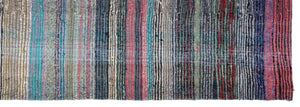 Chaput Over Dyed Kilim Rug 4'3'' x 12'5'' ft 130 x 378 cm
