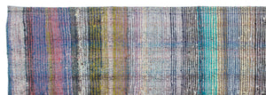 Chaput Over Dyed Kilim Rug 4'3'' x 12'5'' ft 130 x 378 cm