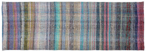 Chaput Over Dyed Kilim Rug 4'3'' x 12'5'' ft 130 x 378 cm