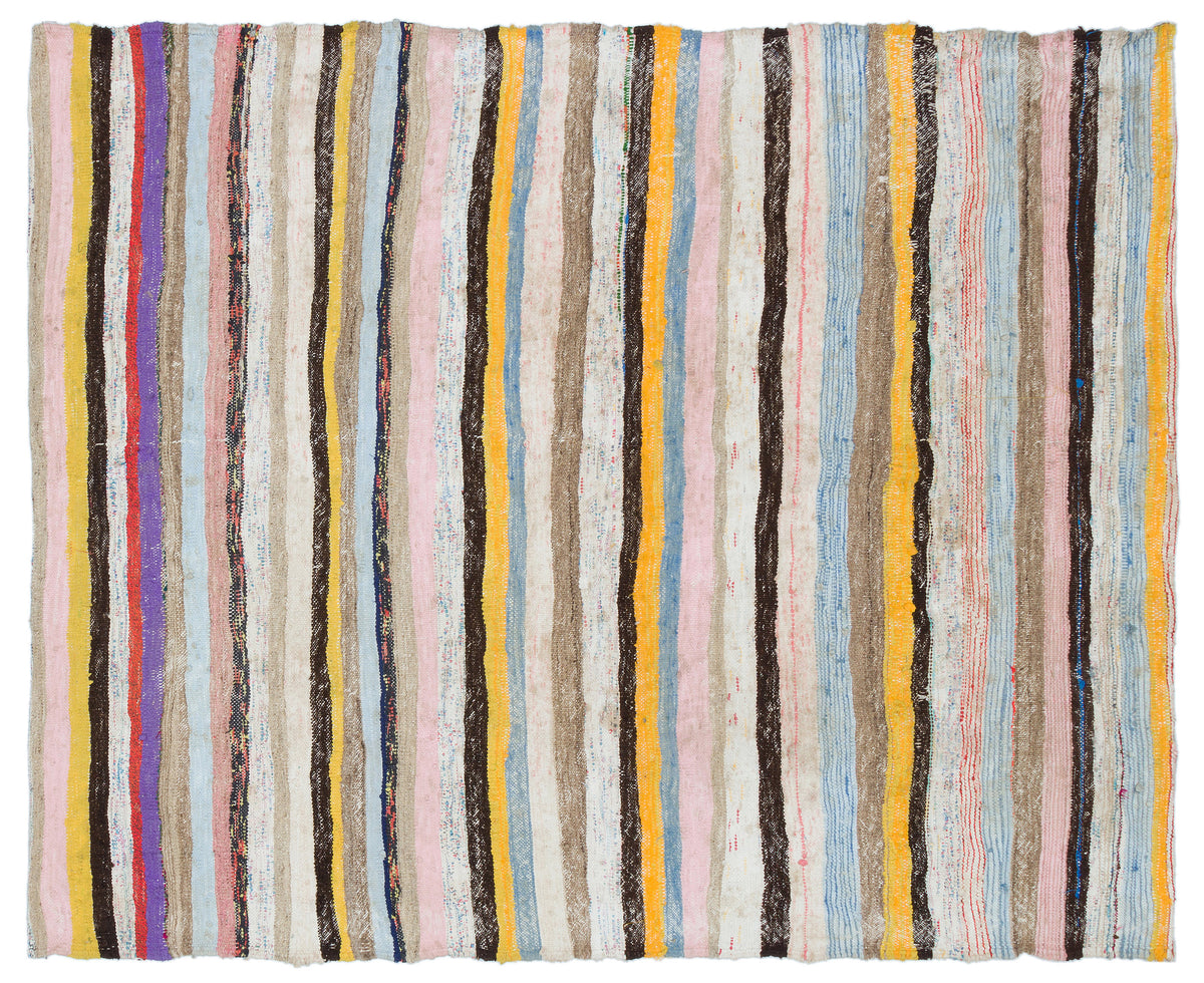 Chaput Over Dyed Kilim Rug 4&#39;6&#39;&#39; x 5&#39;7&#39;&#39; ft 138 x 170 cm