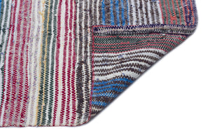 Chaput Over Dyed Kilim Rug 4'5'' x 11'3'' ft 135 x 344 cm