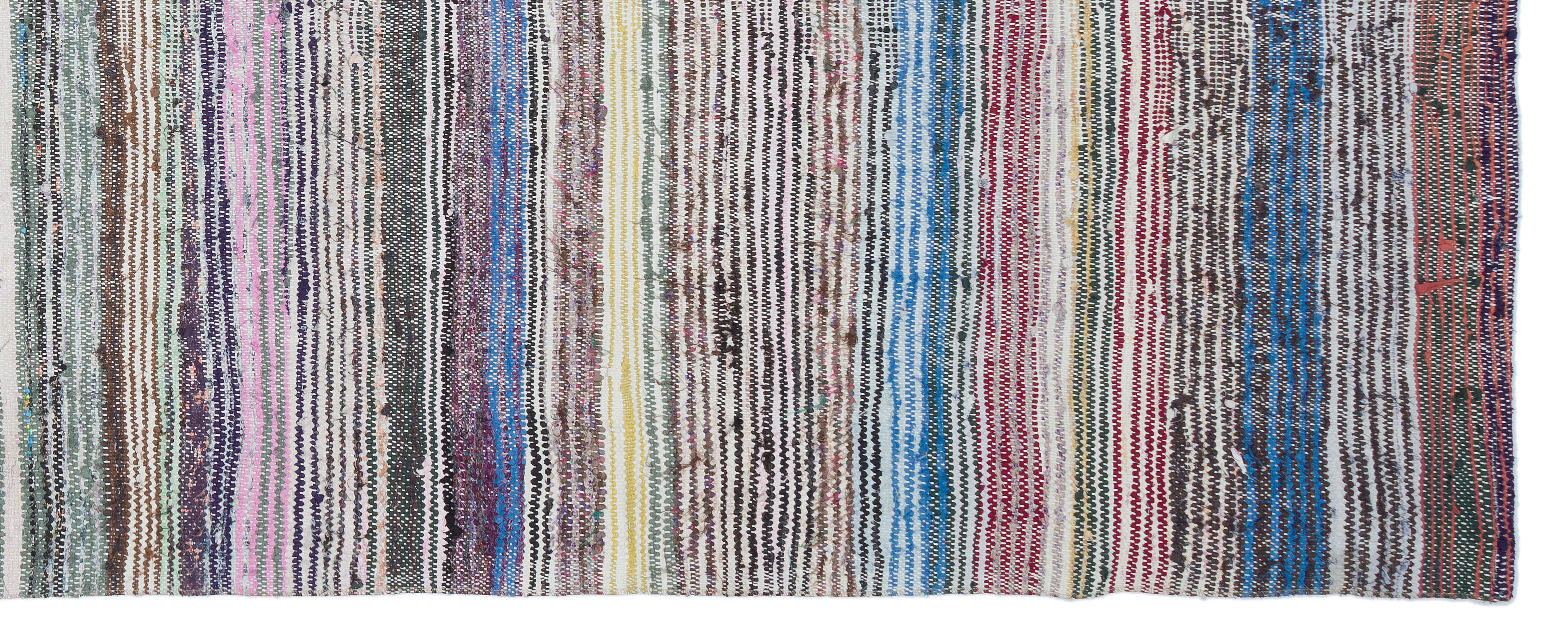 Chaput Over Dyed Kilim Rug 4'5'' x 11'3'' ft 135 x 344 cm