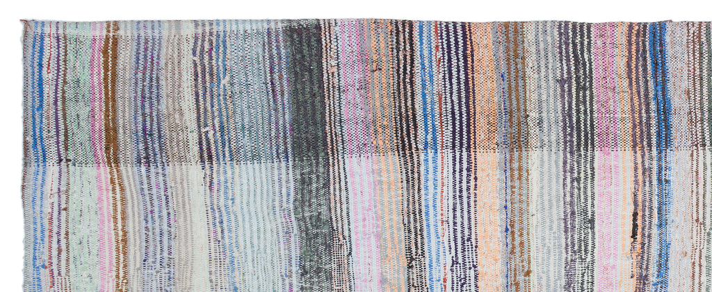 Chaput Over Dyed Kilim Rug 4'5'' x 11'3'' ft 135 x 344 cm
