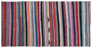 Chaput Over Dyed Kilim Rug 5'4'' x 9'11'' ft 162 x 303 cm