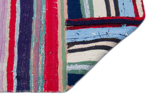 Chaput Over Dyed Kilim Rug 5'4'' x 9'11'' ft 162 x 303 cm