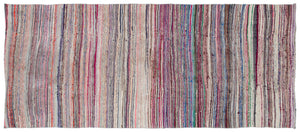 Chaput Over Dyed Kilim Rug 4'8'' x 11'5'' ft 143 x 347 cm