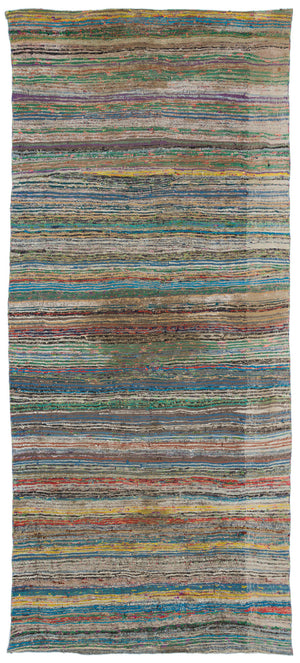 Chaput Over Dyed Kilim Rug 4'11'' x 10'8'' ft 149 x 325 cm