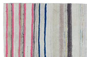 Chaput Over Dyed Kilim Rug 5'5'' x 8'5'' ft 165 x 257 cm
