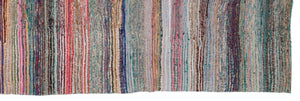 Chaput Over Dyed Kilim Rug 4'3'' x 13'1'' ft 129 x 398 cm