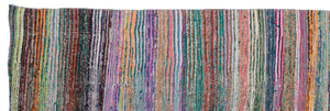 Chaput Over Dyed Kilim Rug 4'3'' x 13'1'' ft 129 x 398 cm