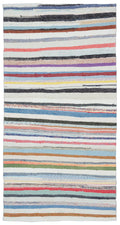 Chaput Over Dyed Kilim Rug 4'11'' x 9'7'' ft 151 x 292 cm