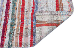 Chaput Over Dyed Kilim Rug 3'4'' x 8'10'' ft 102 x 270 cm