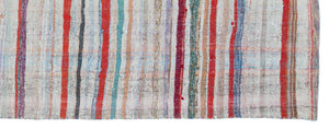 Chaput Over Dyed Kilim Rug 3'4'' x 8'10'' ft 102 x 270 cm